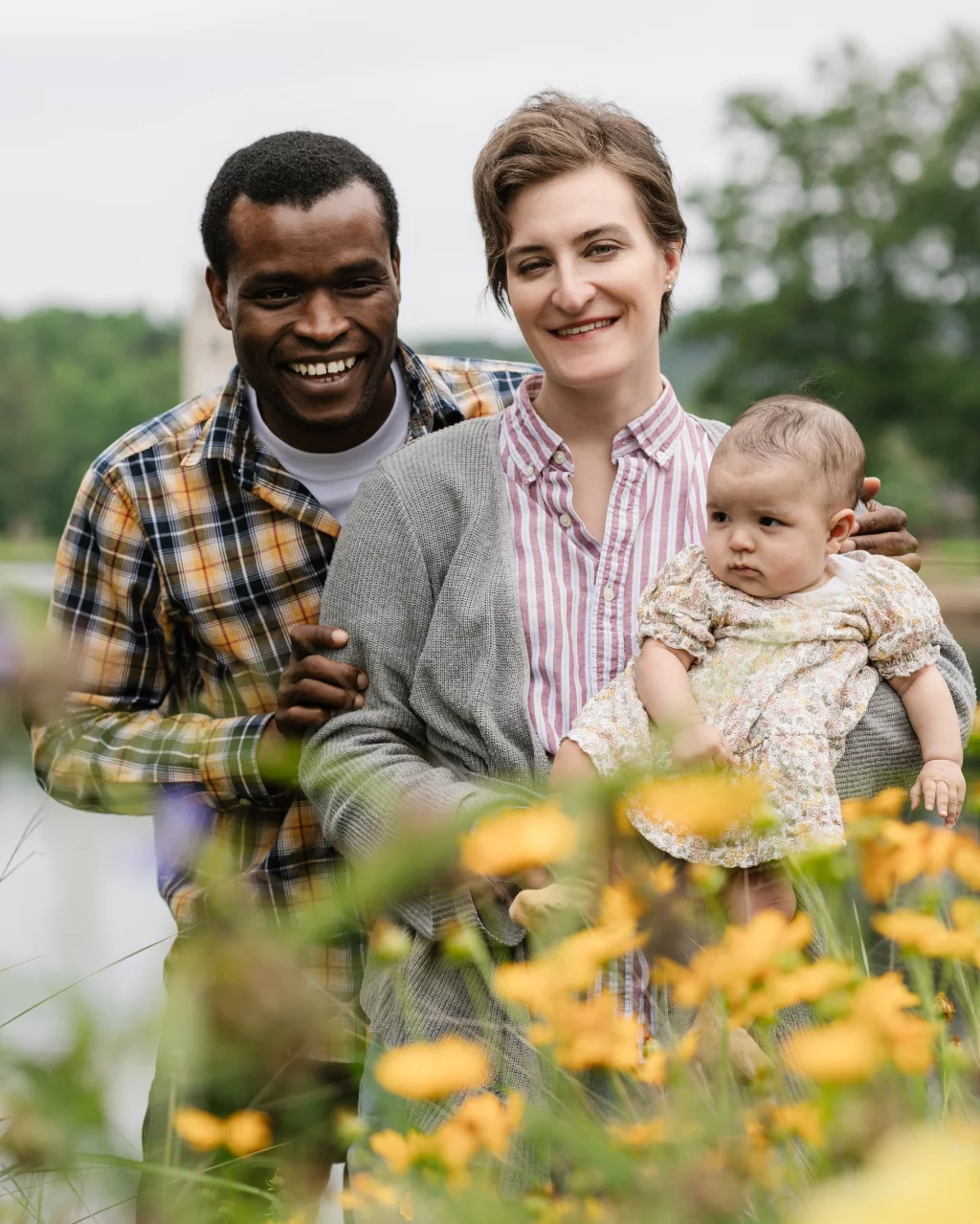 Photo of the Chisholm family taken at Furman University 