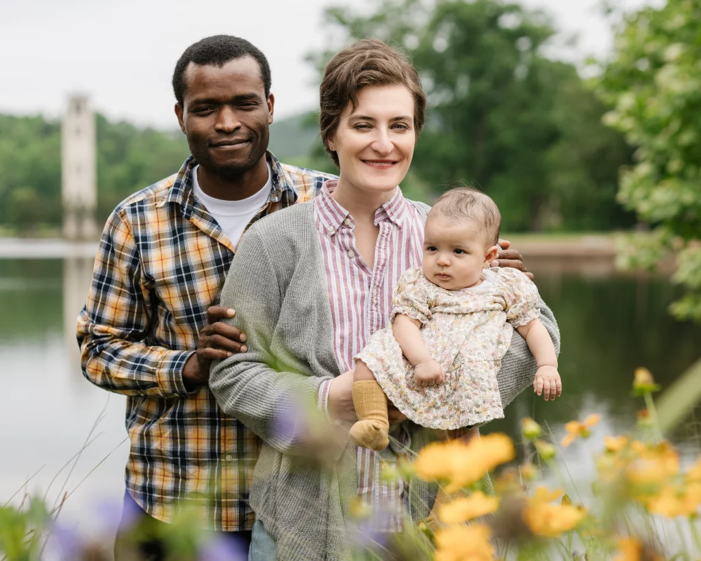 Photo of the Chisholm family taken at Furman University 