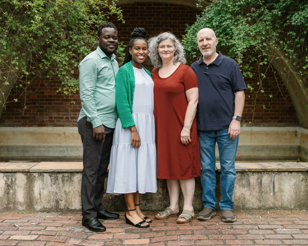 Photo of the Chisholm family taken at Furman University 
