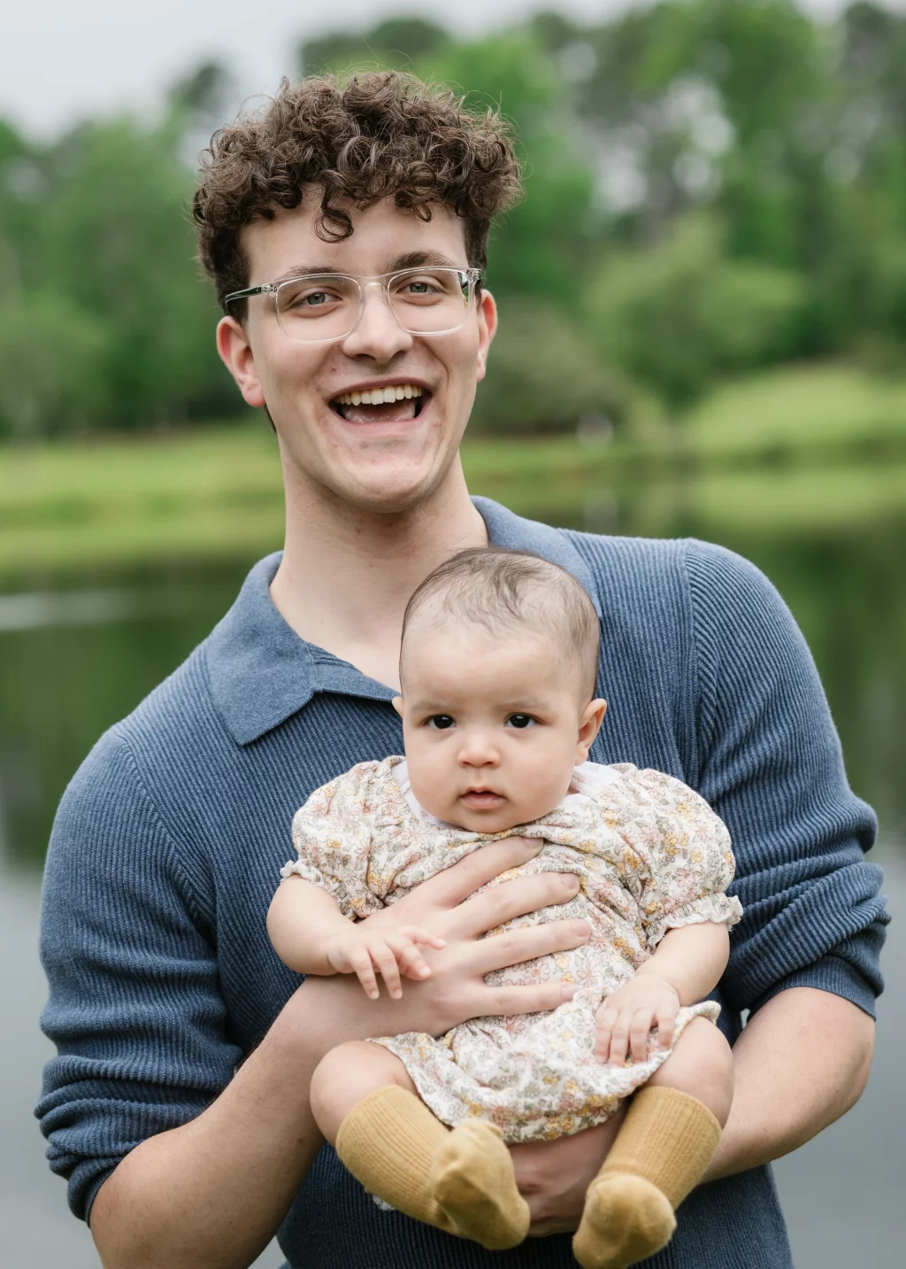 Photo of the Chisholm family taken at Furman University 