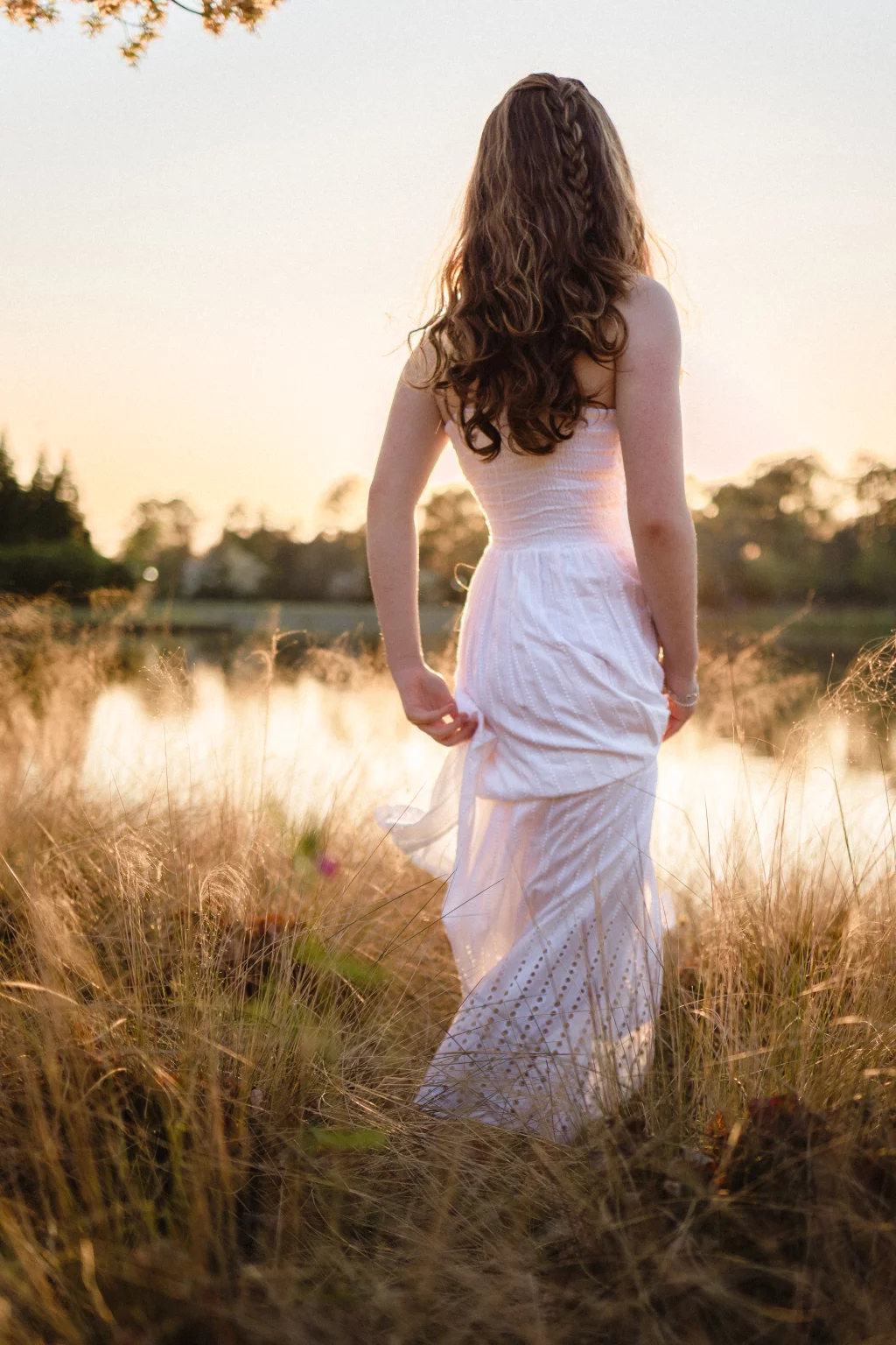 Grace's senior photos taken at Furman University / Rose Garden 
