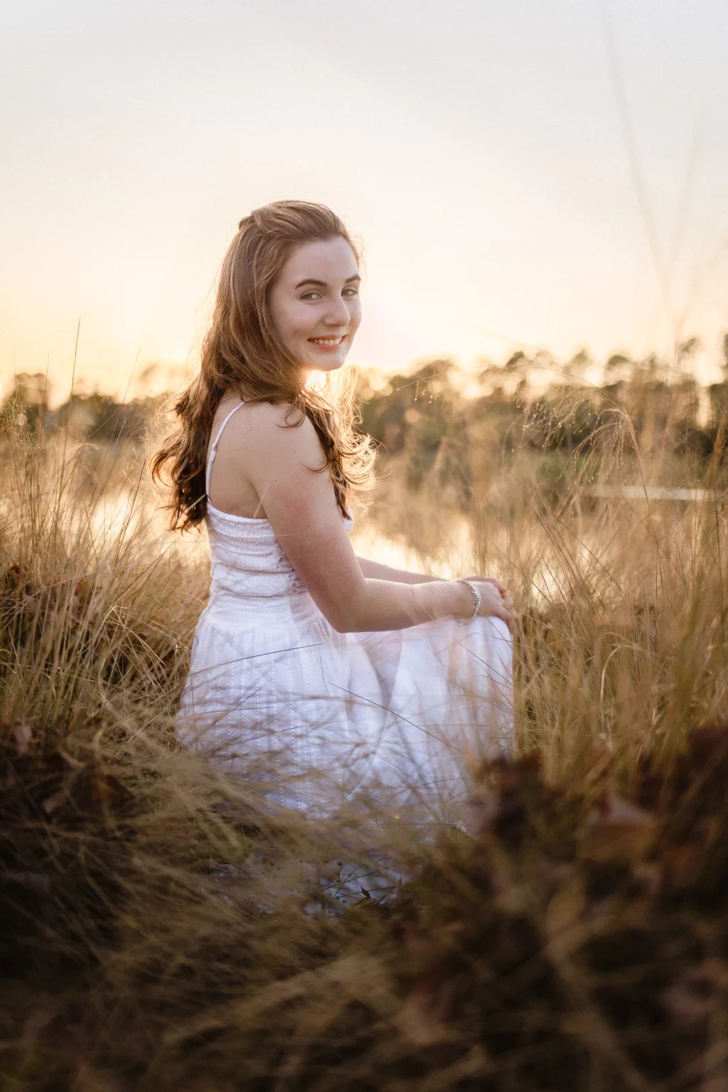 Grace's senior photos taken at Furman University / Rose Garden 