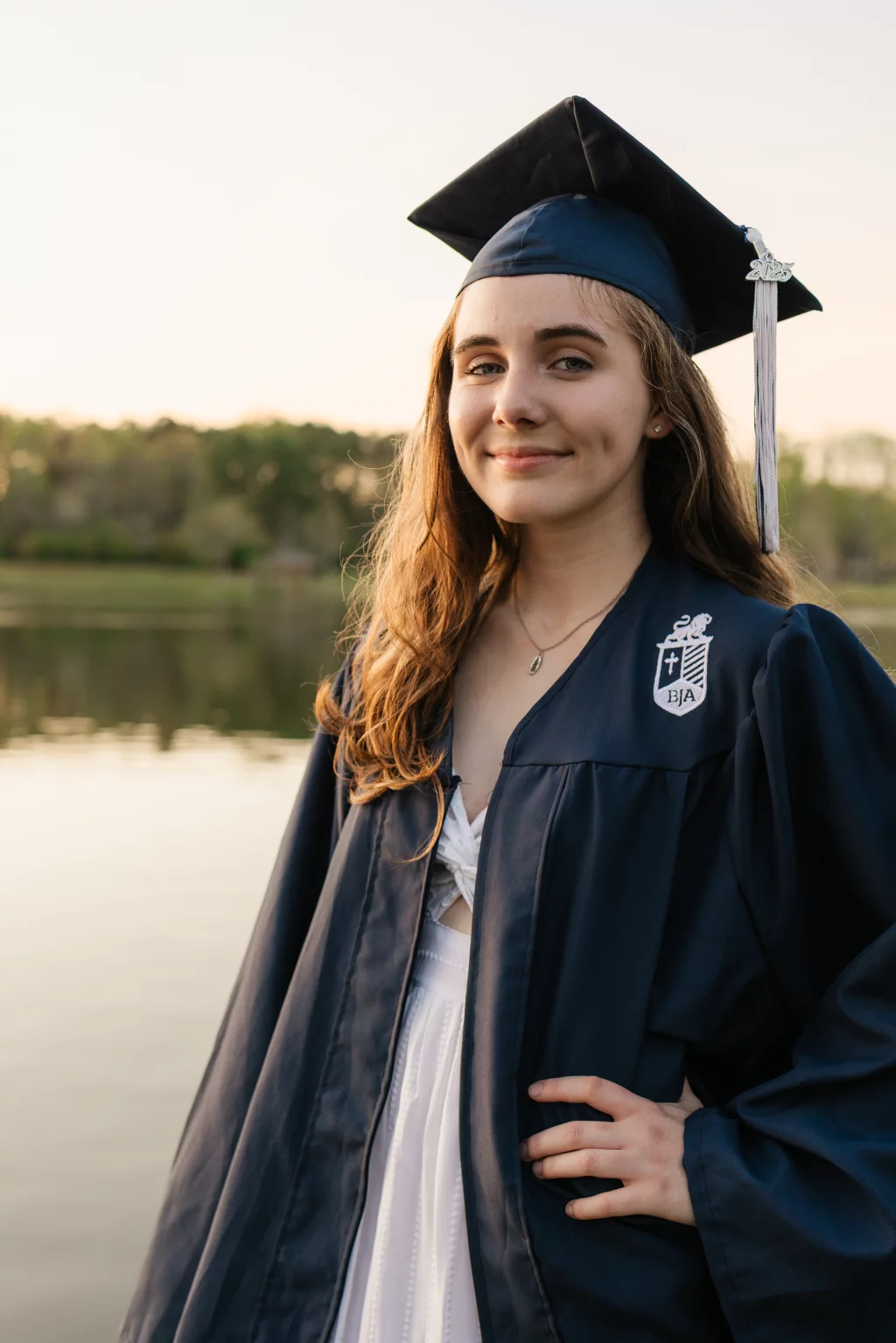 Grace's senior photos taken at Furman University / Rose Garden 