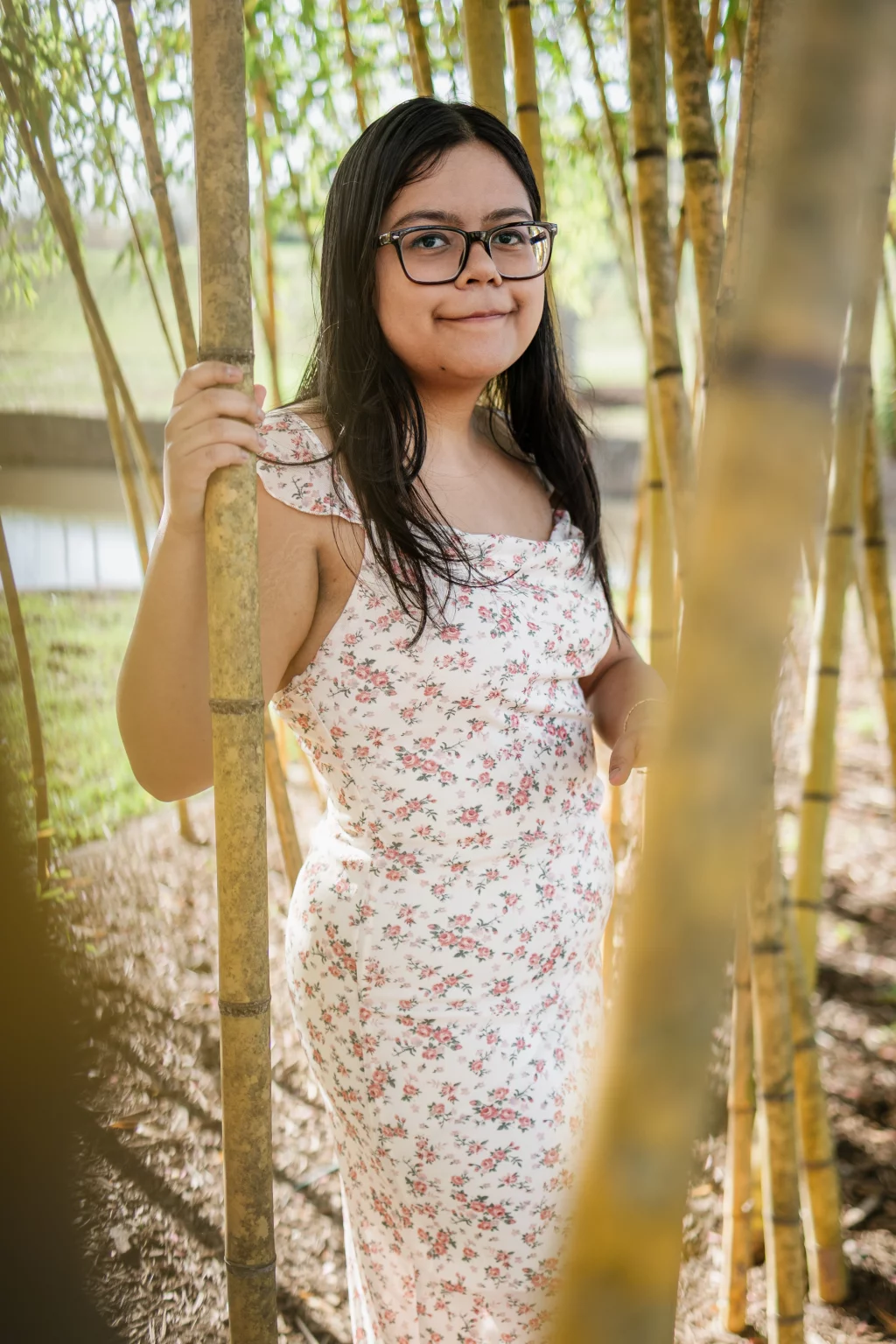 Grace's senior photos taken at Furman University / Rose Garden 