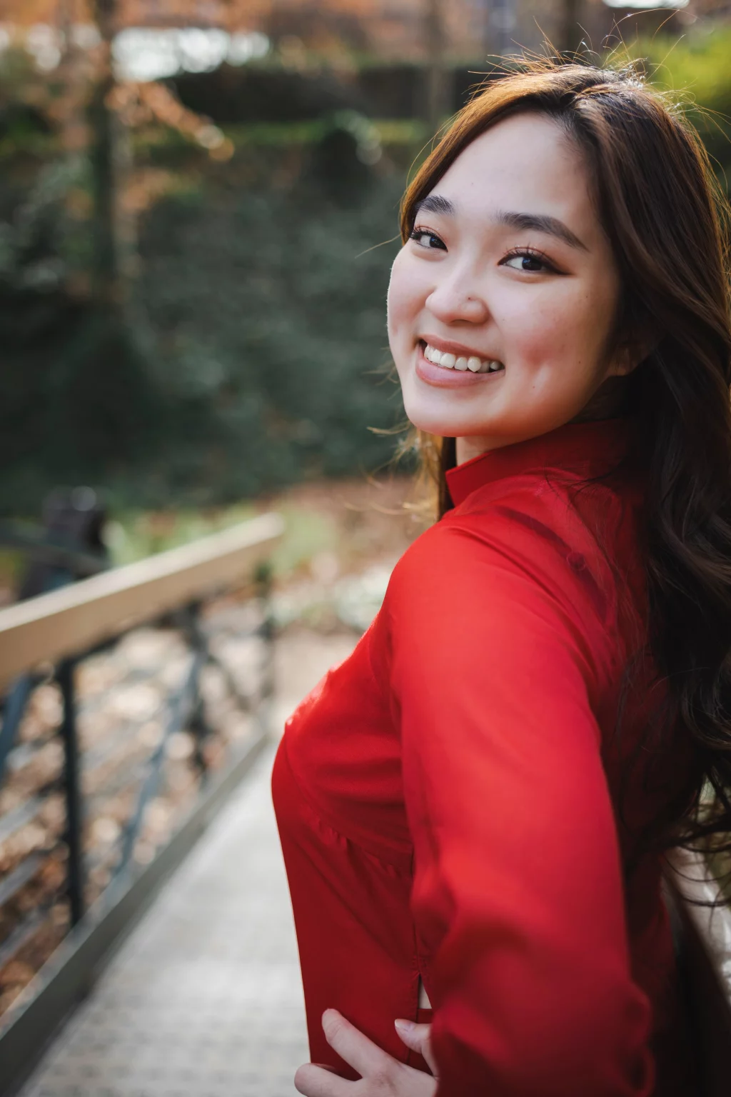Hannah's senior photo taken downtown Greenville, SC 