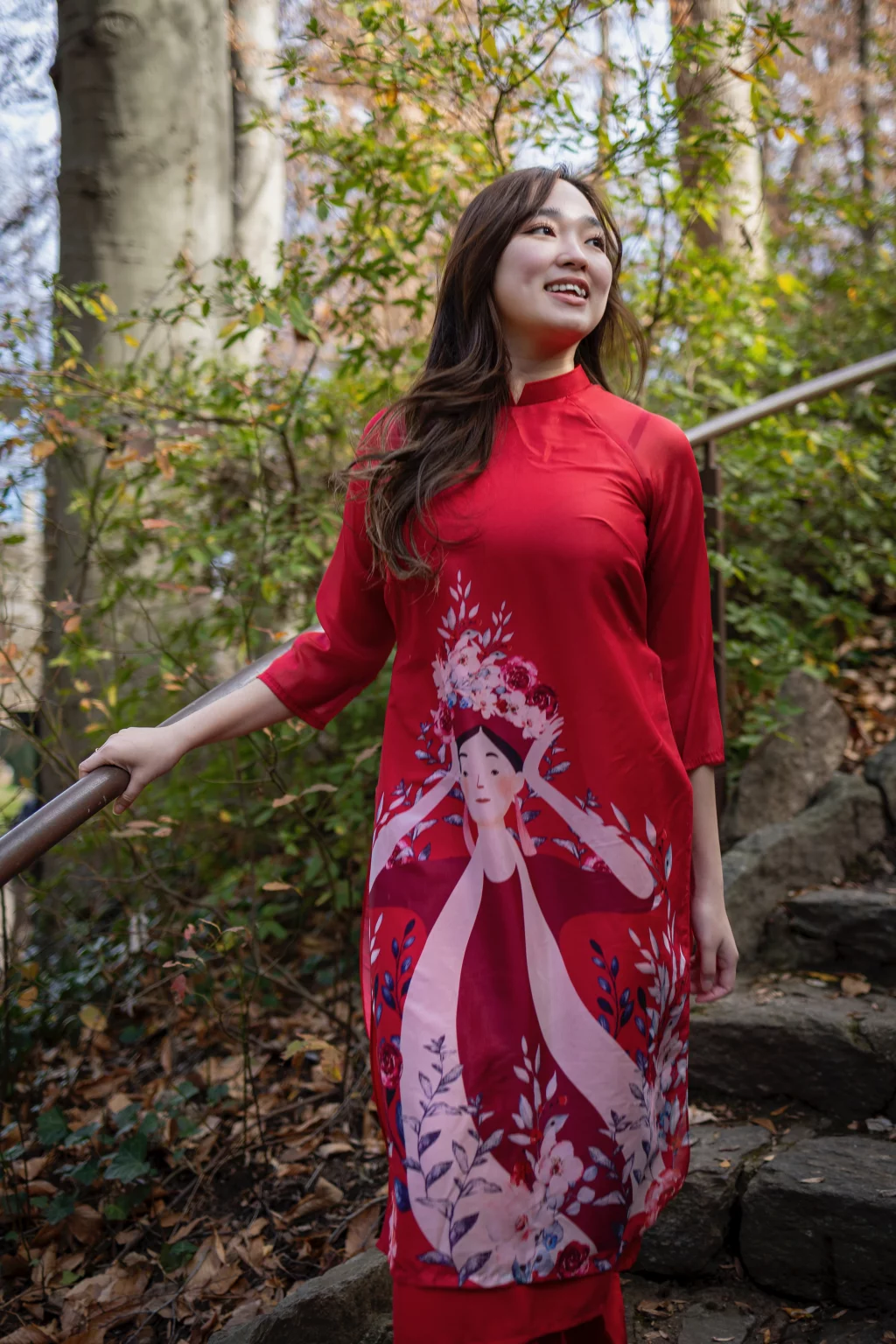 Hannah's senior photo taken downtown Greenville, SC 