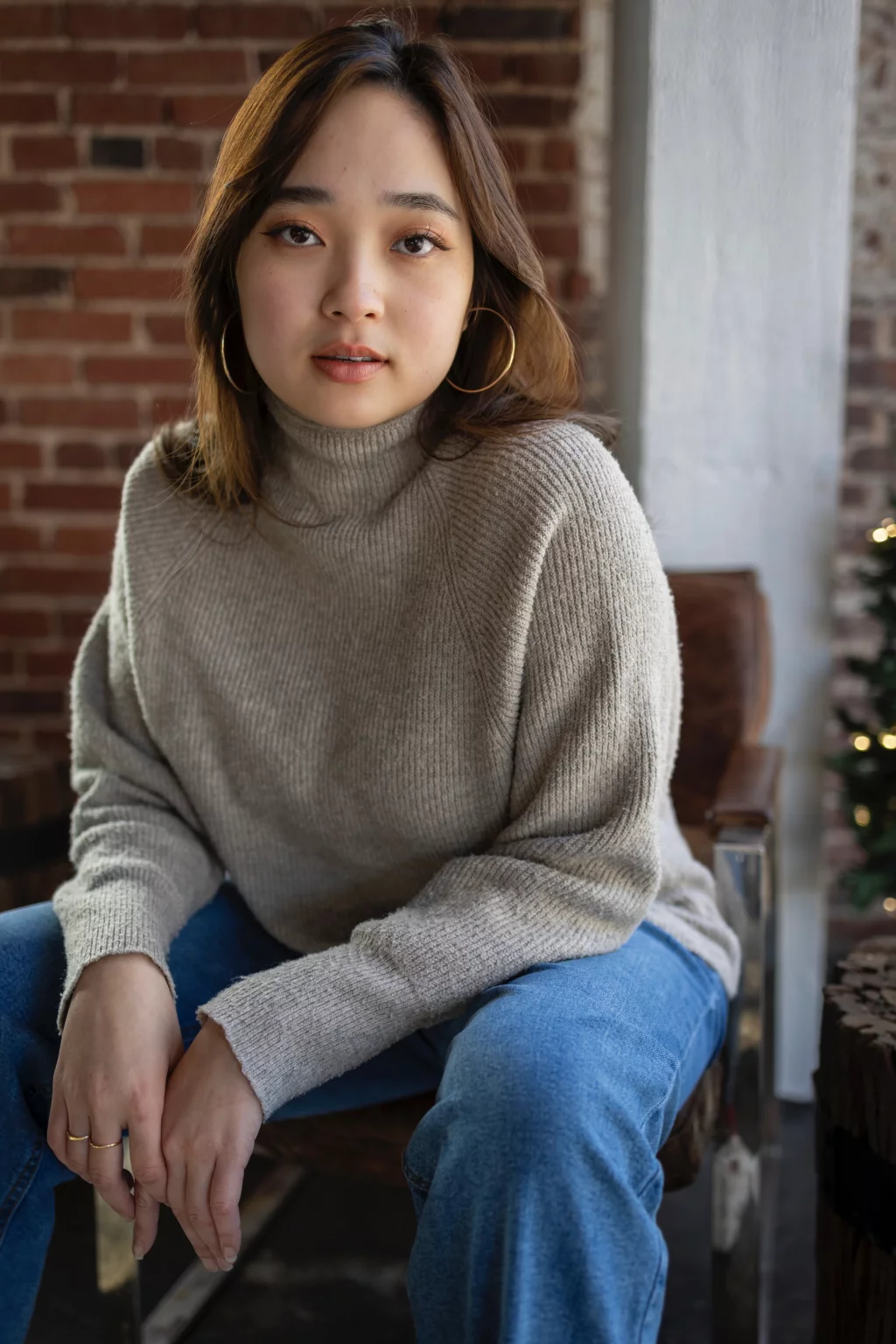 Hannah's senior photo taken downtown Greenville, SC 