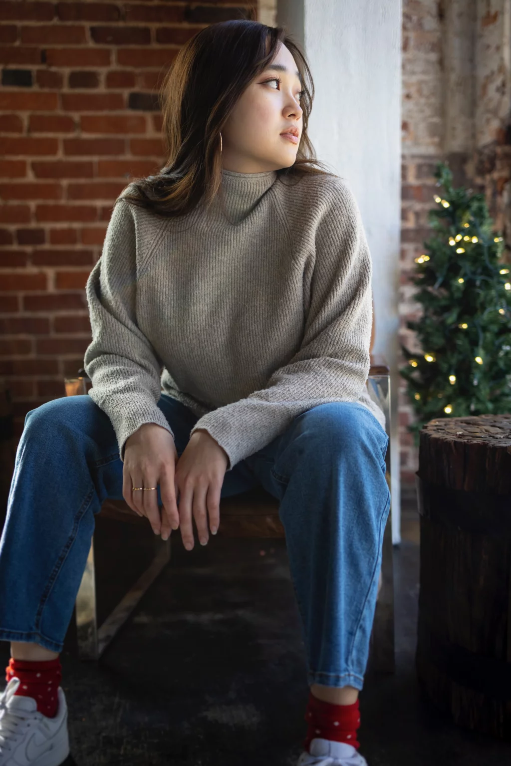 Hannah's senior photo taken downtown Greenville, SC 
