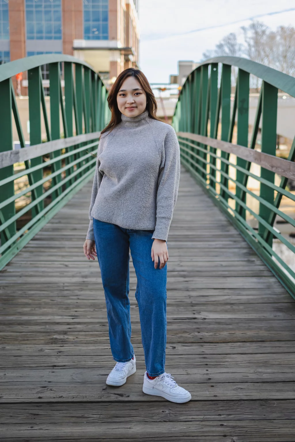 Hannah's senior photo taken downtown Greenville, SC 