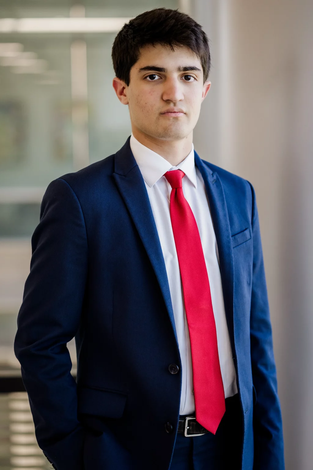 Hayden's senior photo shoot at the Greenville County Square 