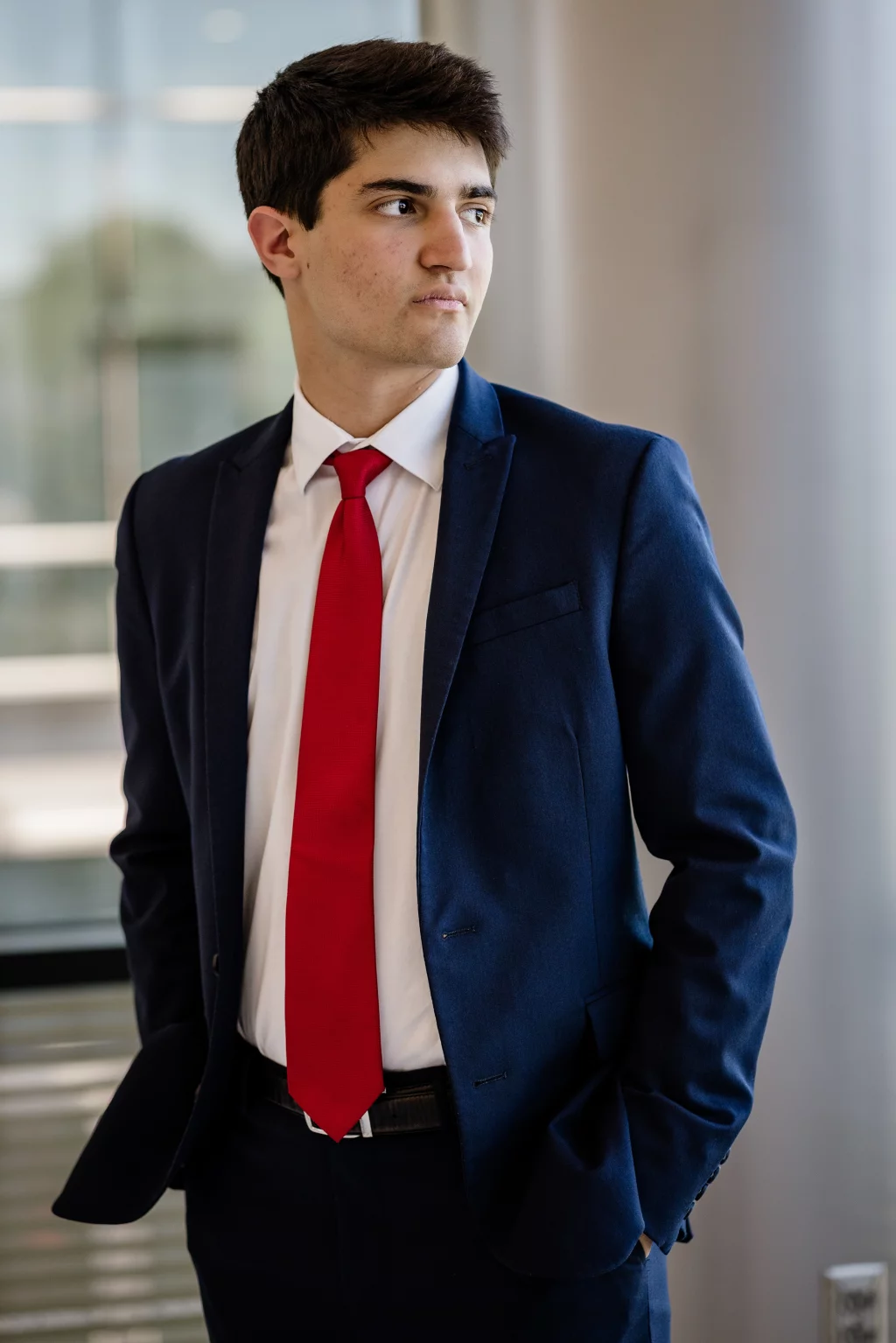 Hayden's senior photo shoot at the Greenville County Square 