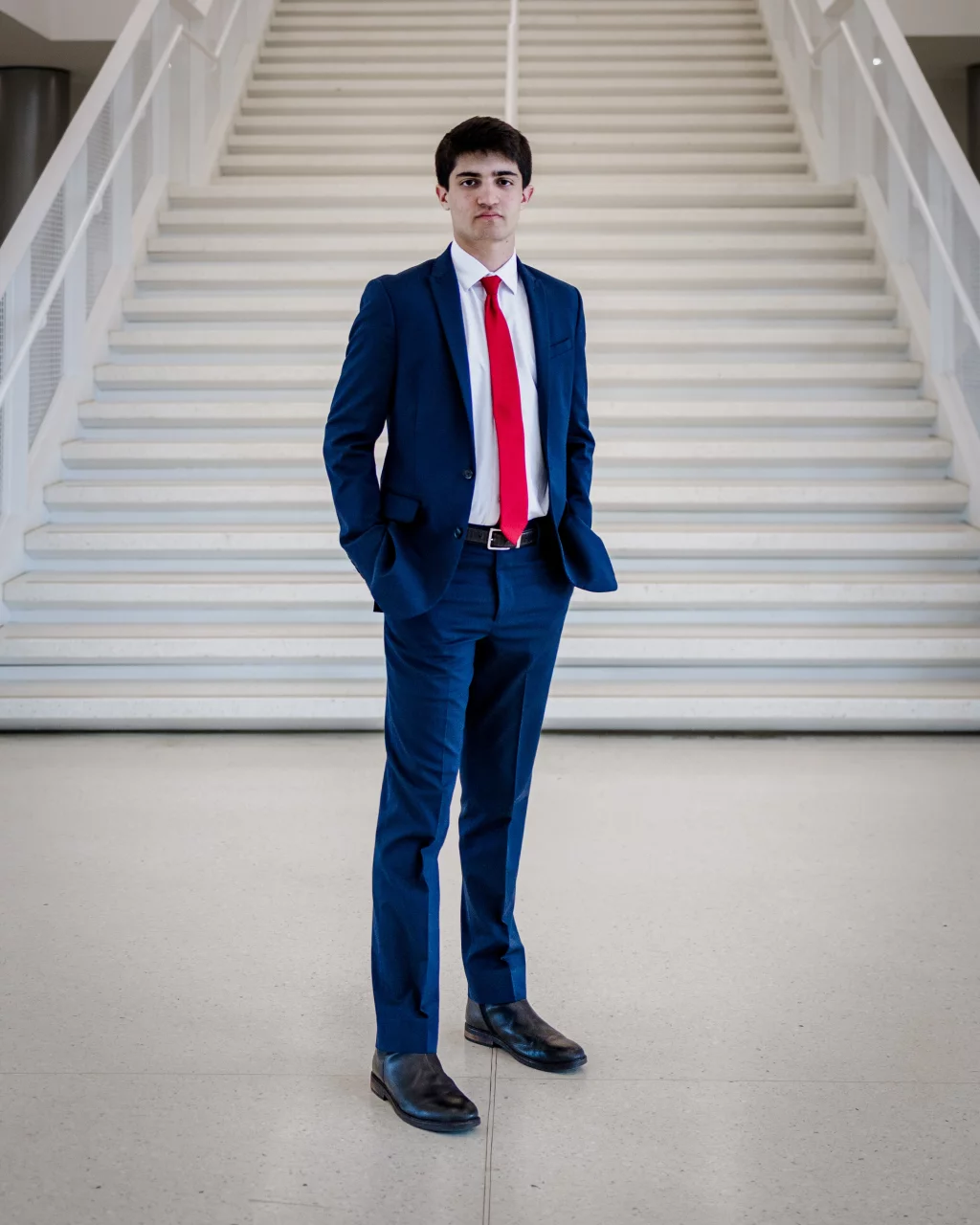 Hayden's senior photo shoot at the Greenville County Square 