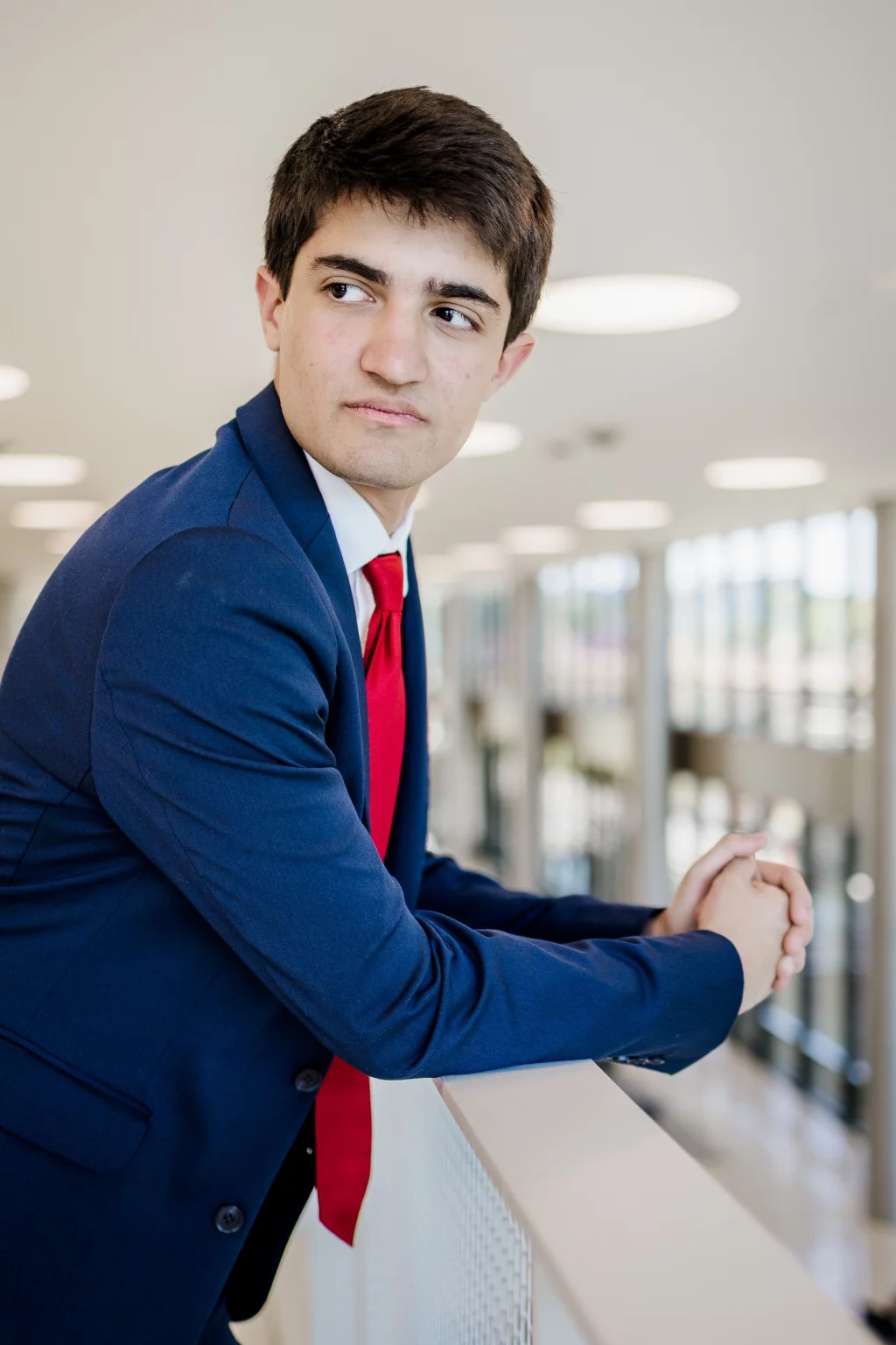 Hayden's senior photo shoot at the Greenville County Square 