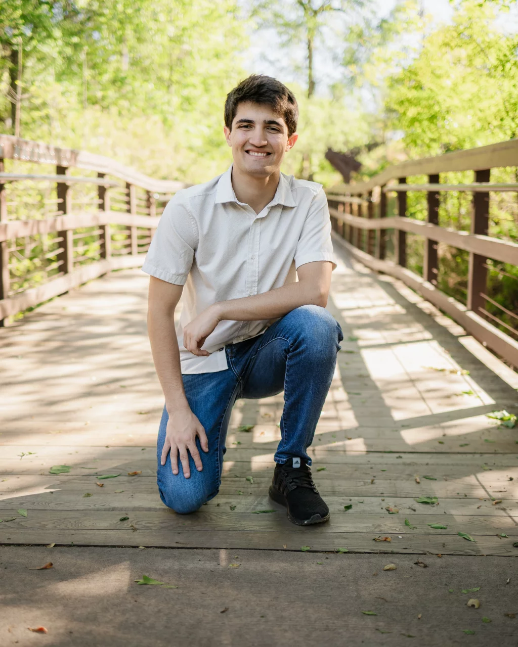 Hayden's senior photo shoot at the Greenville County Square 