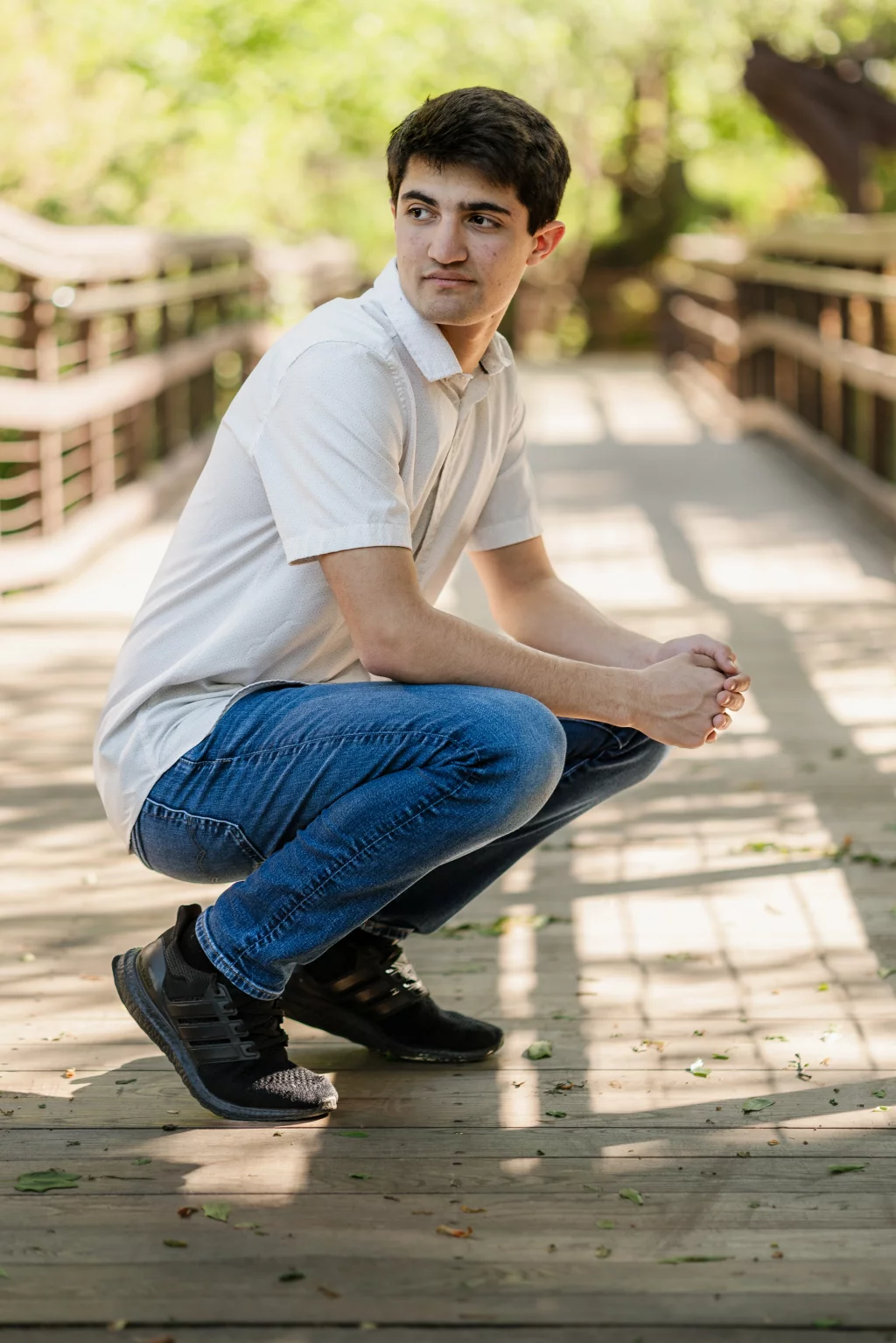 Hayden's senior photo shoot at the Greenville County Square 