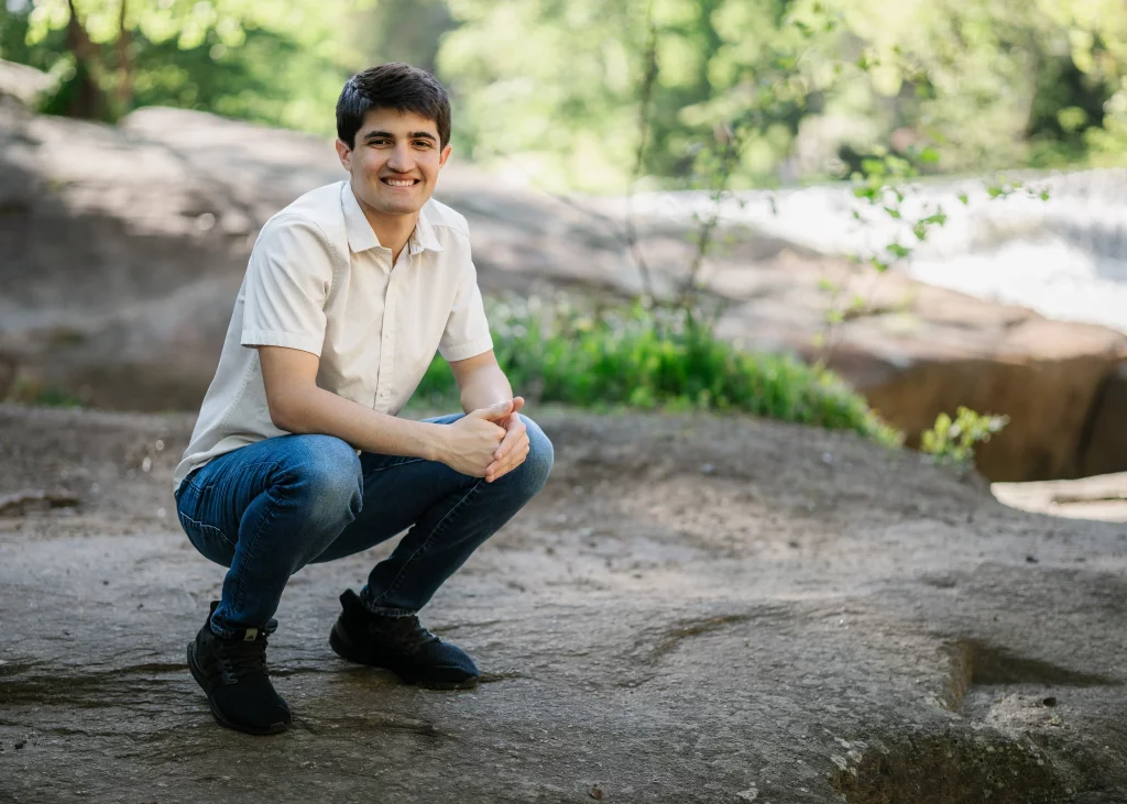Hayden's senior photo shoot at the Greenville County Square 