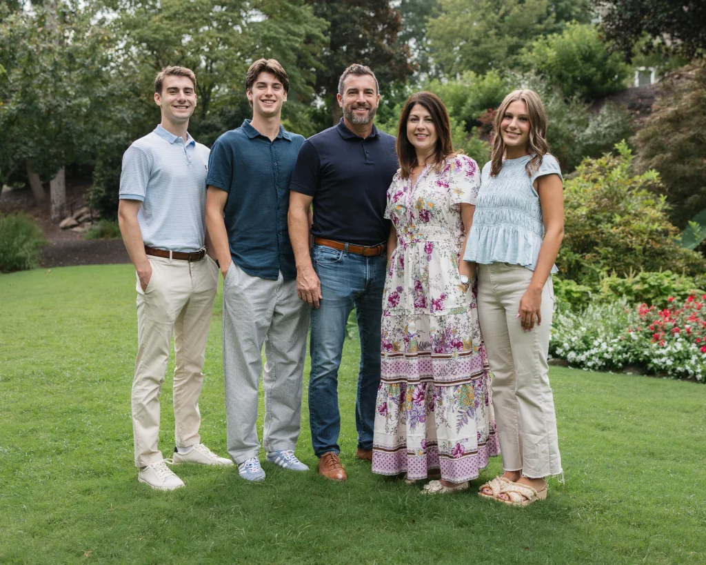 The Hotchkin's family photos taken at Rock Quarry Garden, Greenville, SC 