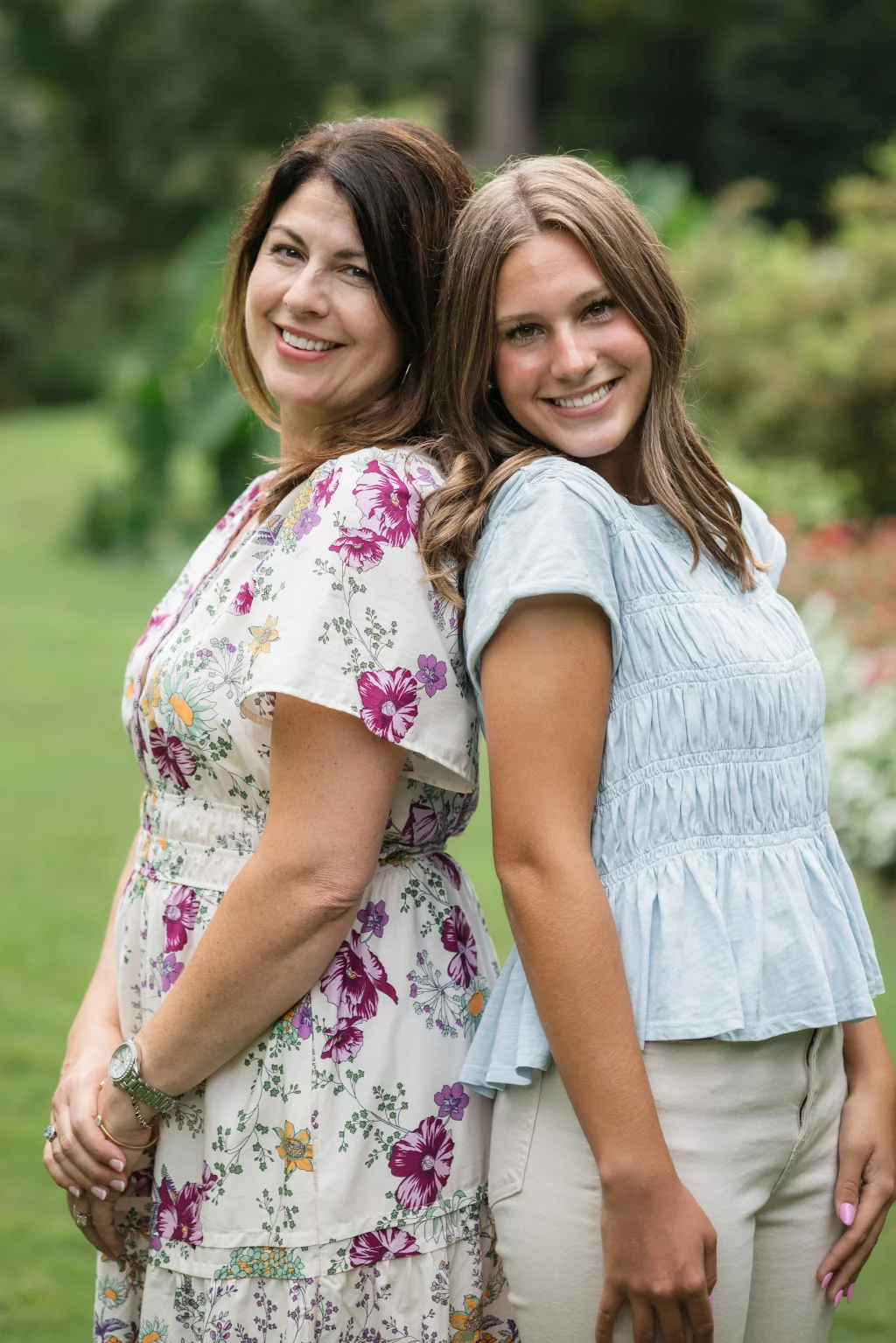 The Hotchkin's family photos taken at Rock Quarry Garden, Greenville, SC 