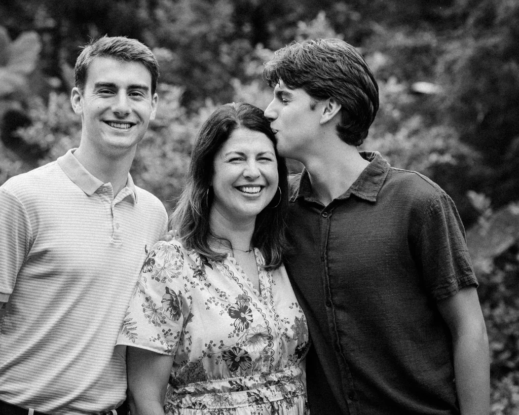 The Hotchkin's family photos taken at Rock Quarry Garden, Greenville, SC 