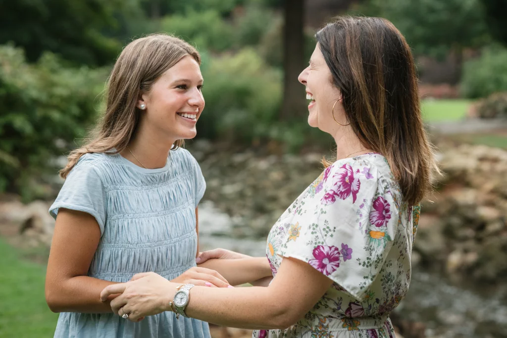 The Hotchkin's family photos taken at Rock Quarry Garden, Greenville, SC 