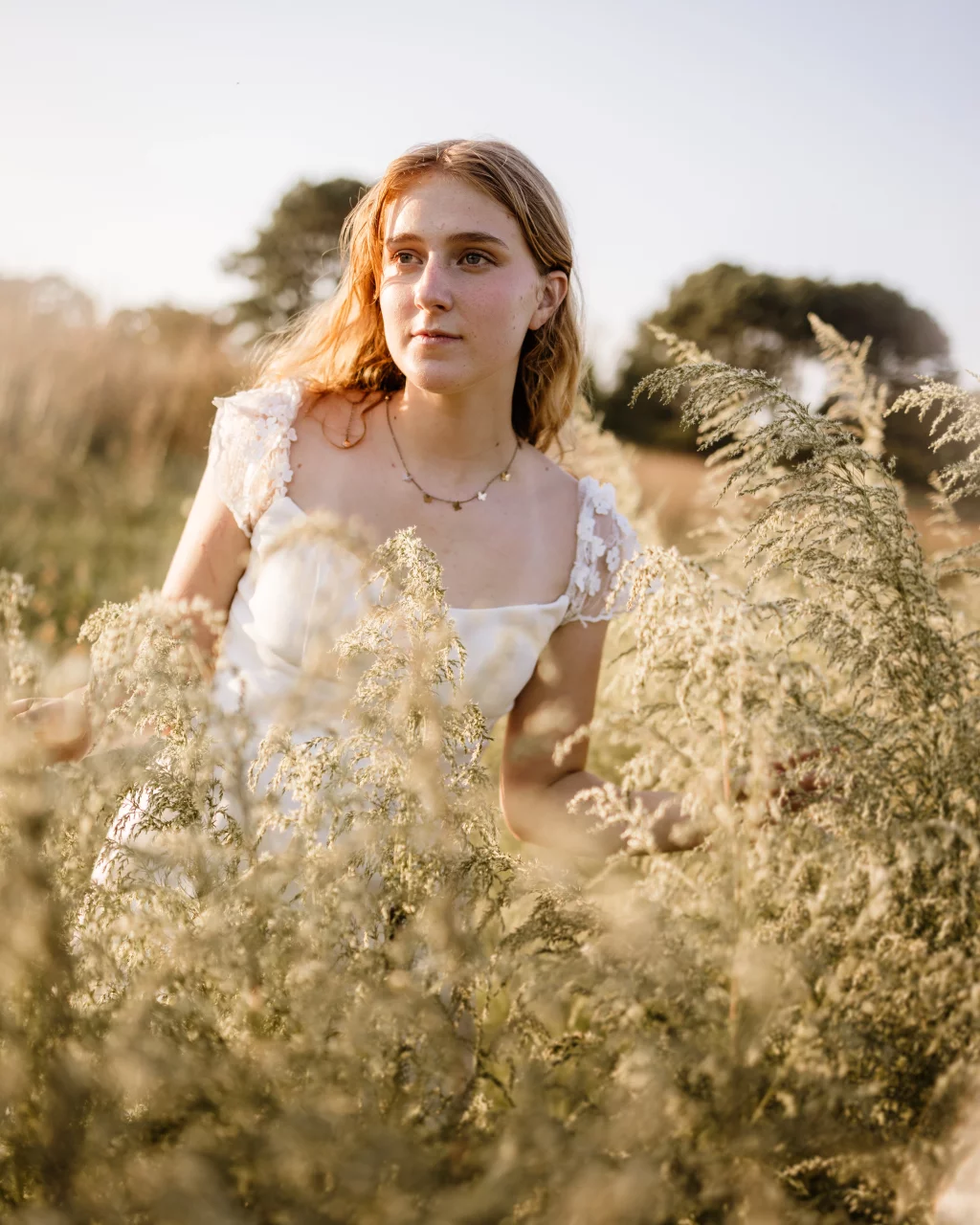 Lena's senior photo taken at the Milliken Arboretum 