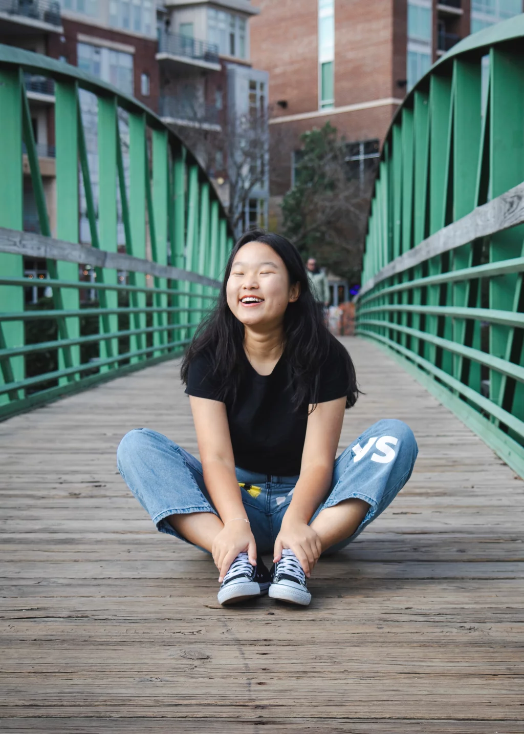Lily's senior photos taken downtown Greenville, SC 