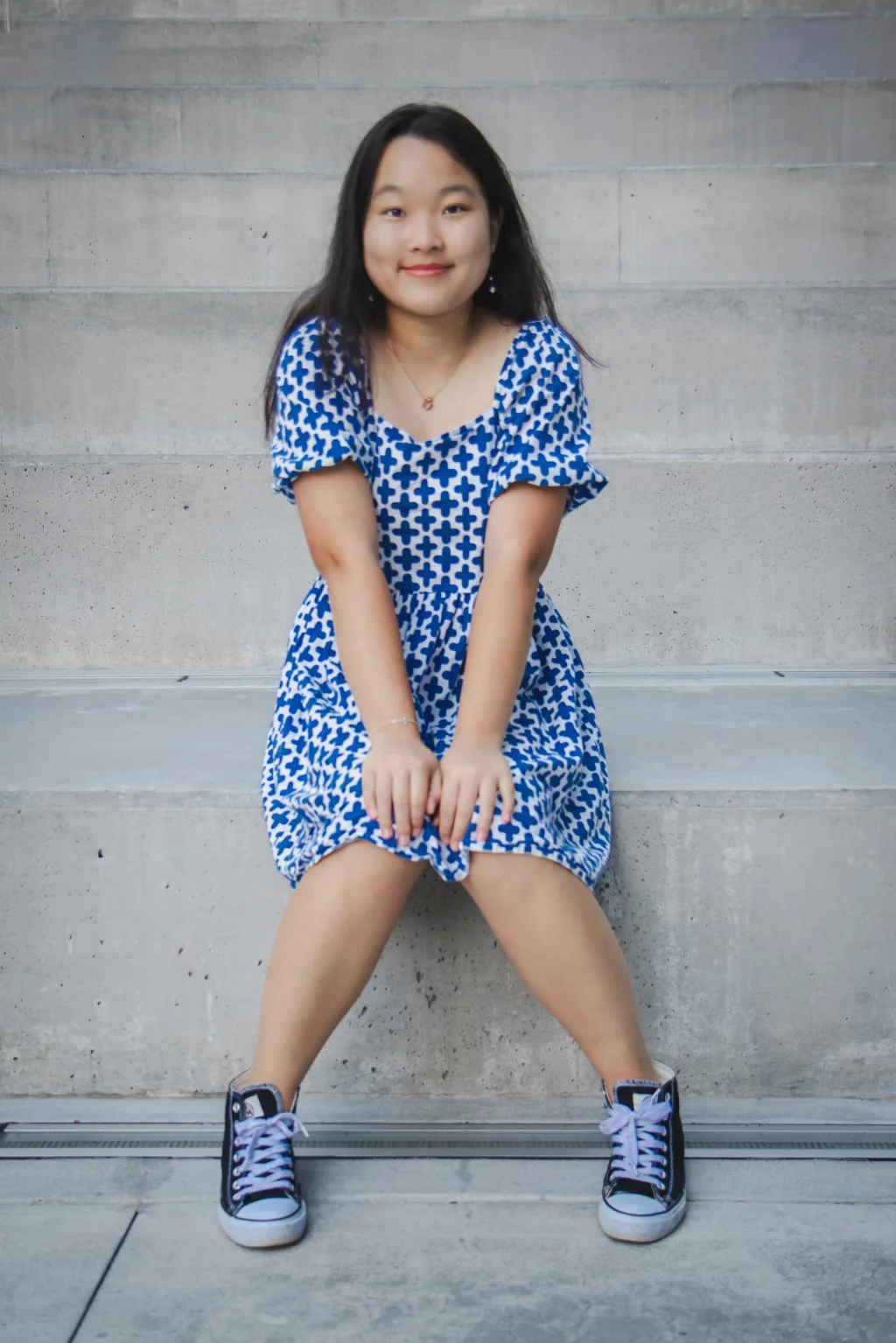 Lily's senior photos taken downtown Greenville, SC 