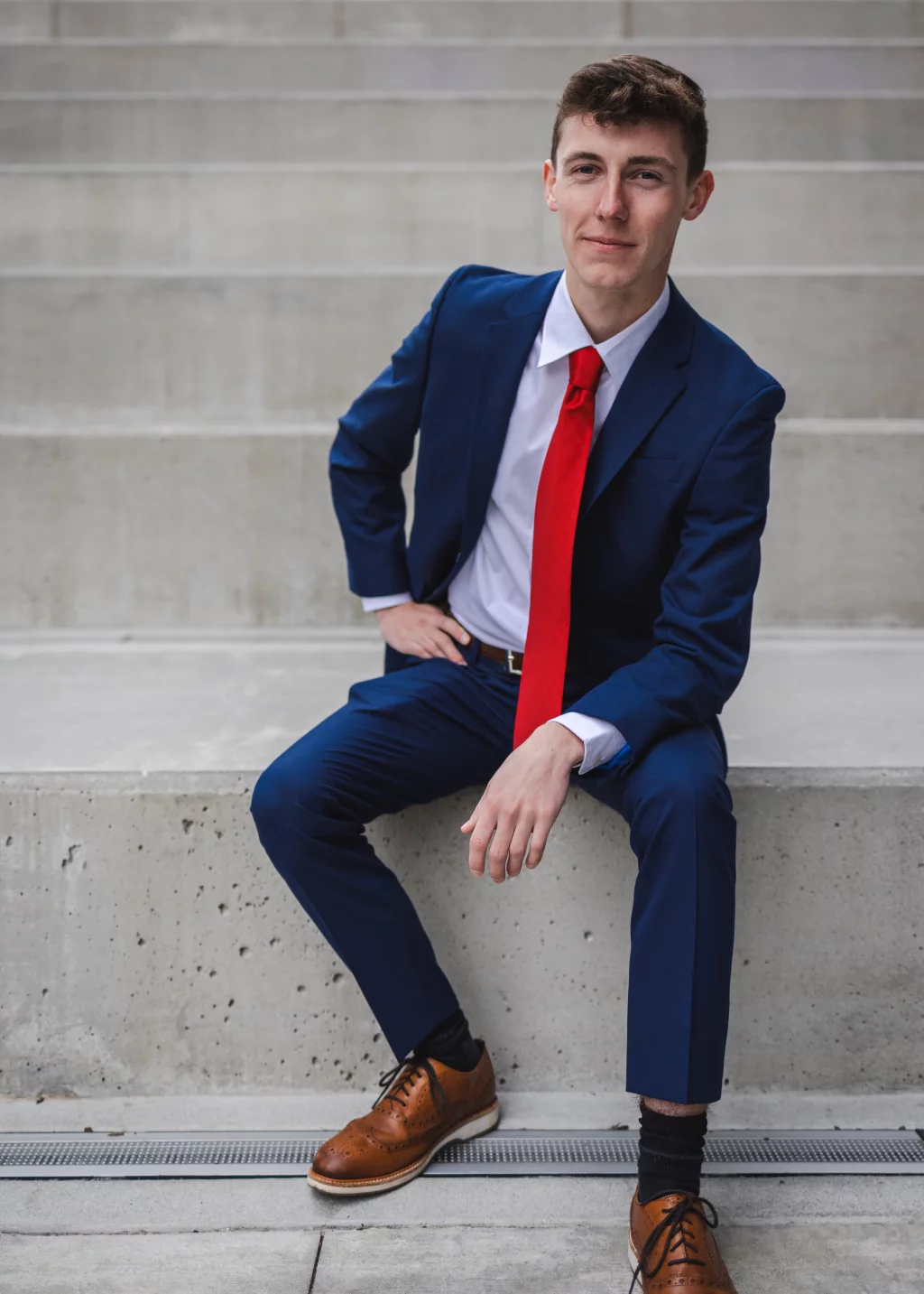 Madigan's senior photos taken downtown Greenville, SC 