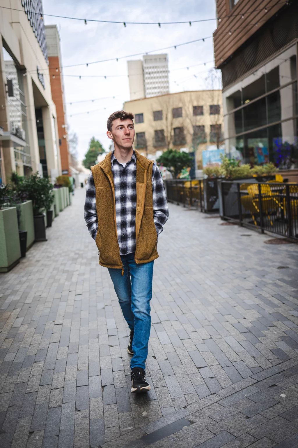 Madigan's senior photos taken downtown Greenville, SC 