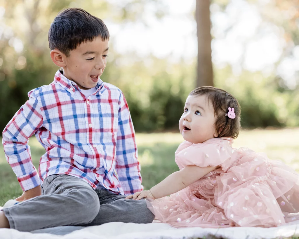 Family photos taken at Furman University / Rose Garden 