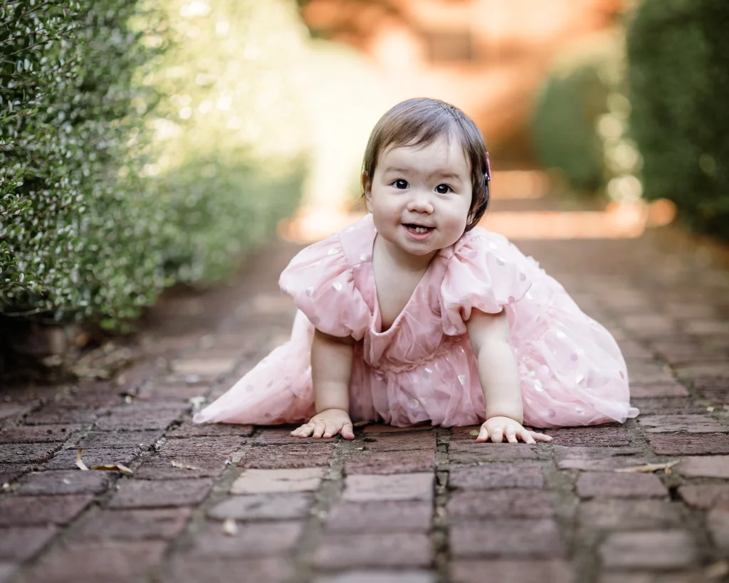 Family photos taken at Furman University / Rose Garden 