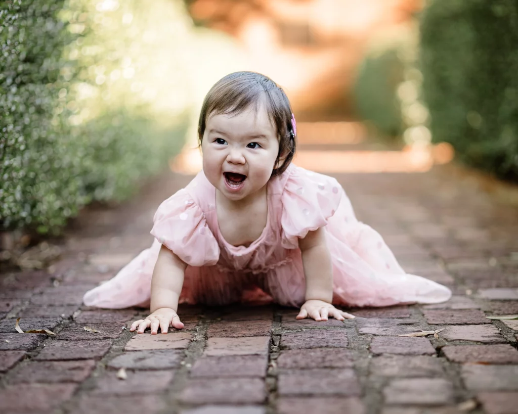 Family photos taken at Furman University / Rose Garden 