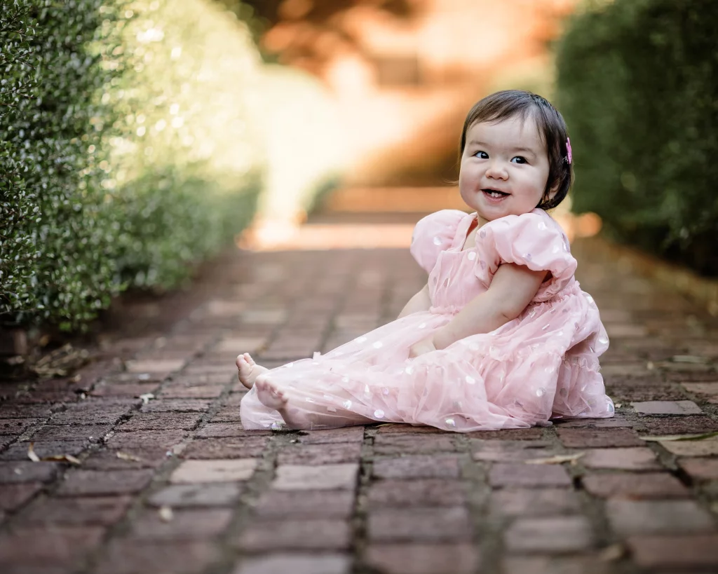 Family photos taken at Furman University / Rose Garden 