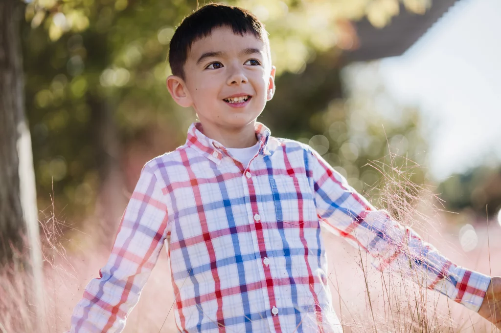 Family photos taken at Furman University / Rose Garden 