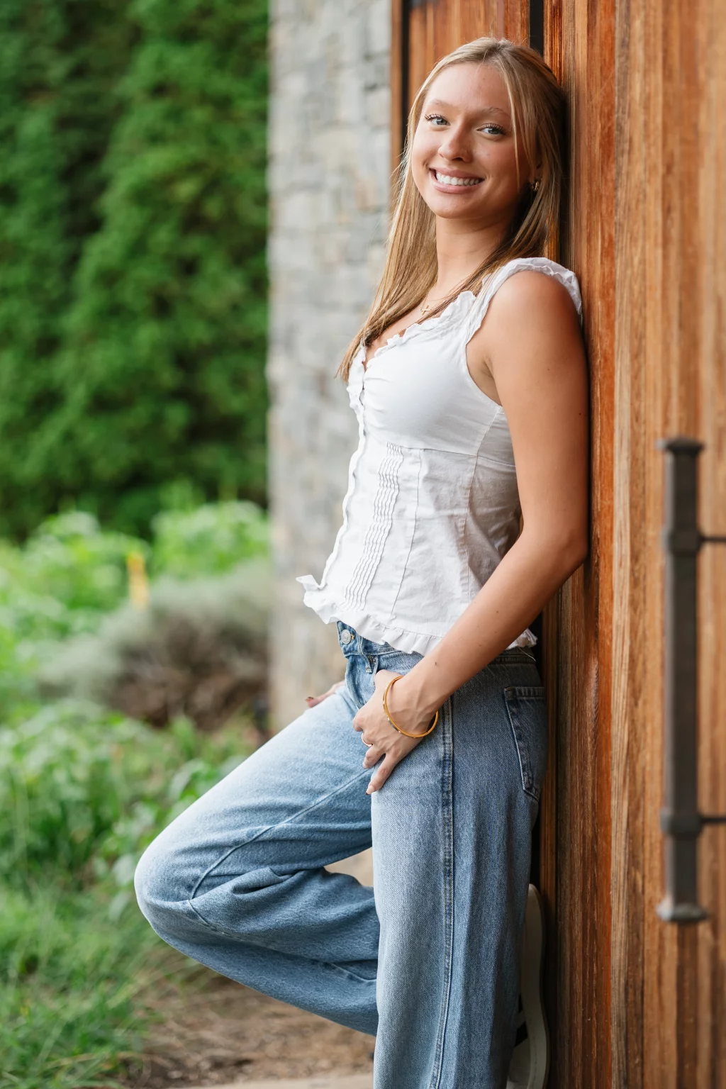 Marlee's senior photos taken downtown and Furman University Greenville, SC 