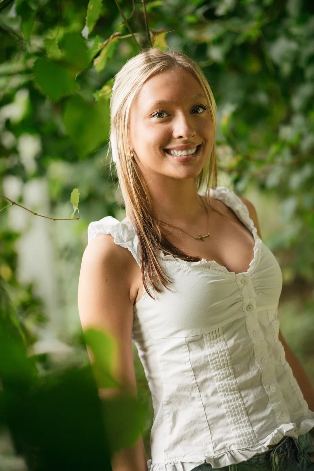 Marlee's senior photos taken downtown and Furman University Greenville, SC 