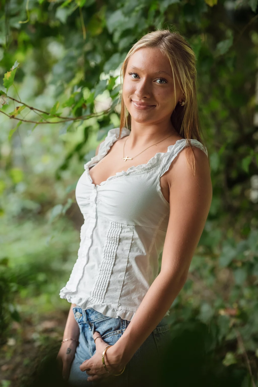 Marlee's senior photos taken downtown and Furman University Greenville, SC 