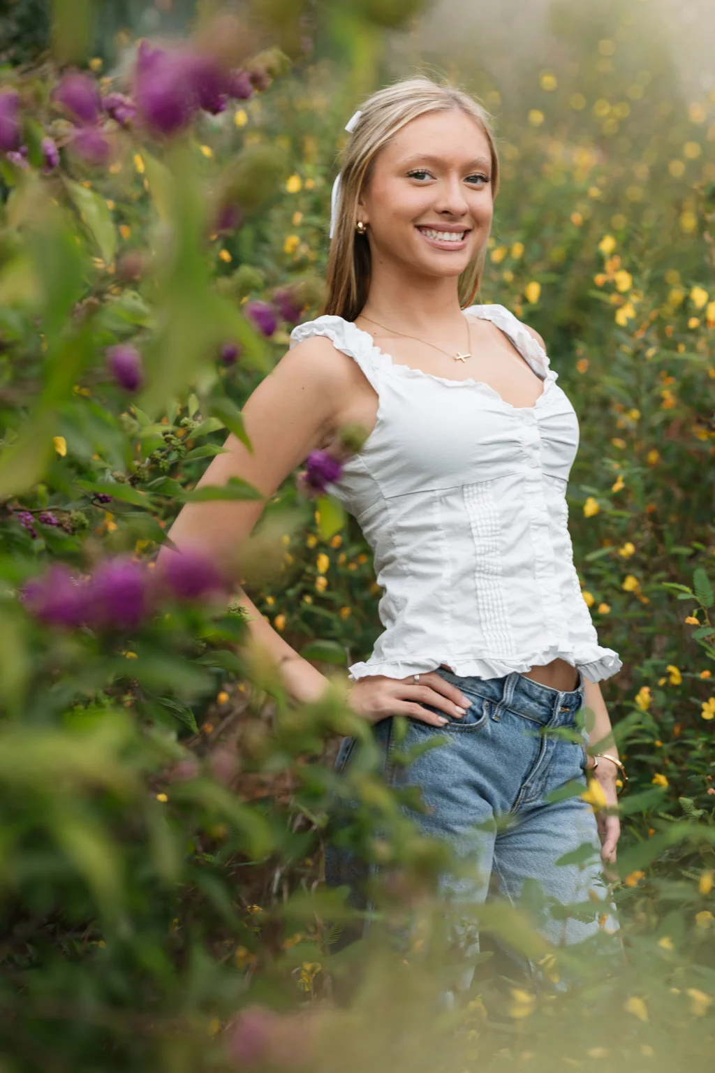 Marlee's senior photos taken downtown and Furman University Greenville, SC 