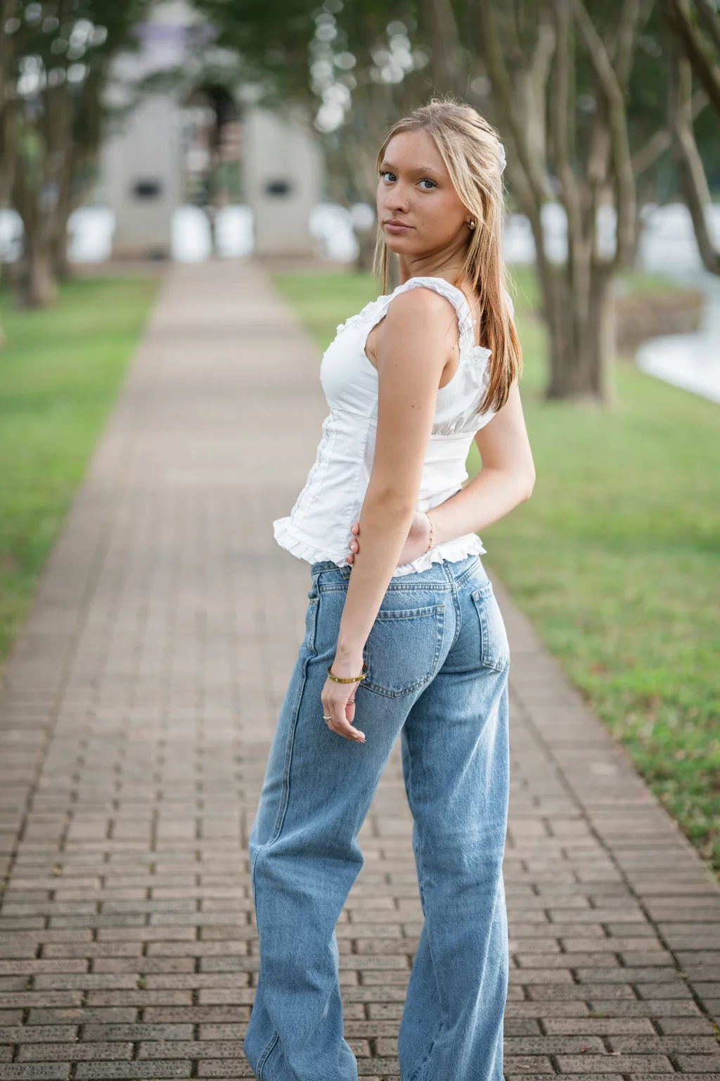 Marlee's senior photos taken downtown and Furman University Greenville, SC 