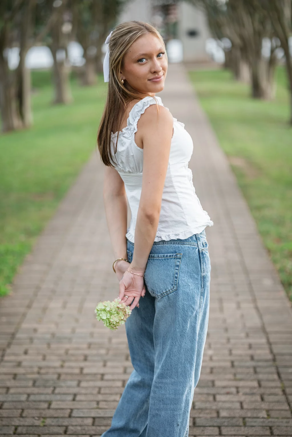 Marlee's senior photos taken downtown and Furman University Greenville, SC 
