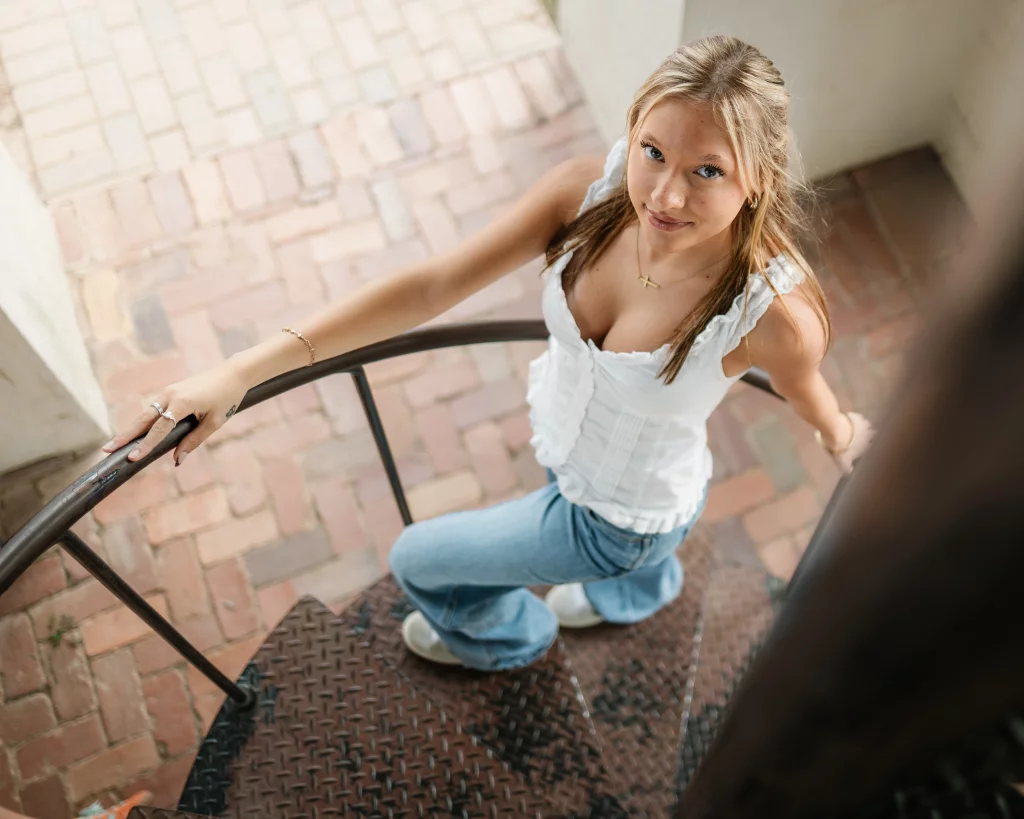 Marlee's senior photos taken downtown and Furman University Greenville, SC 