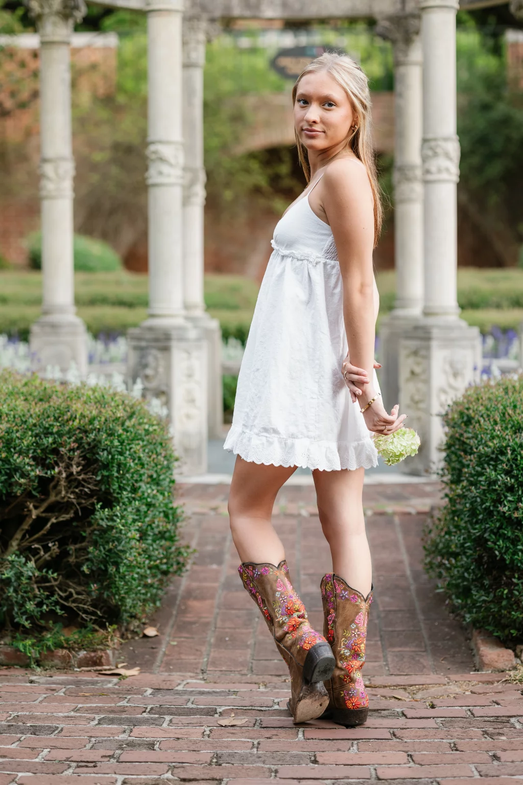 Marlee's senior photos taken downtown and Furman University Greenville, SC 