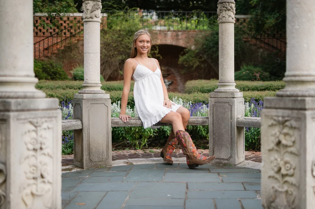 Marlee's senior photos taken downtown and Furman University Greenville, SC 