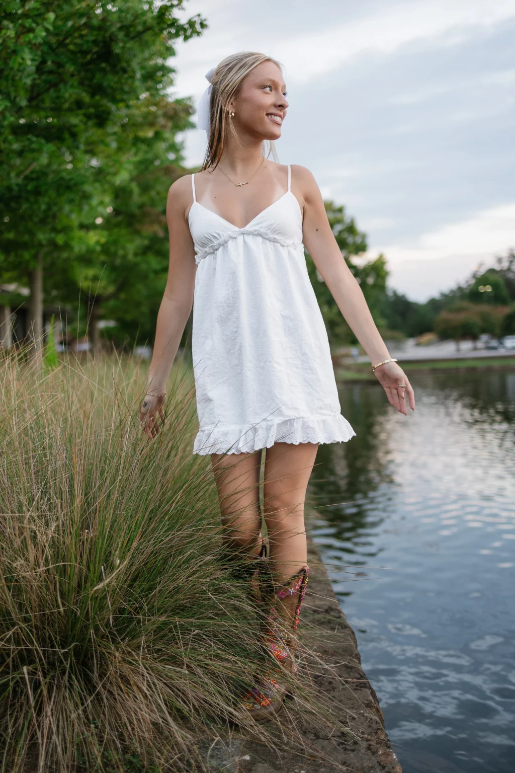 Marlee's senior photos taken downtown and Furman University Greenville, SC 