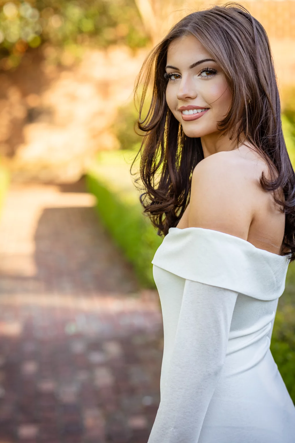 Michelle's senior photos taken at Furman University / Rose garden 