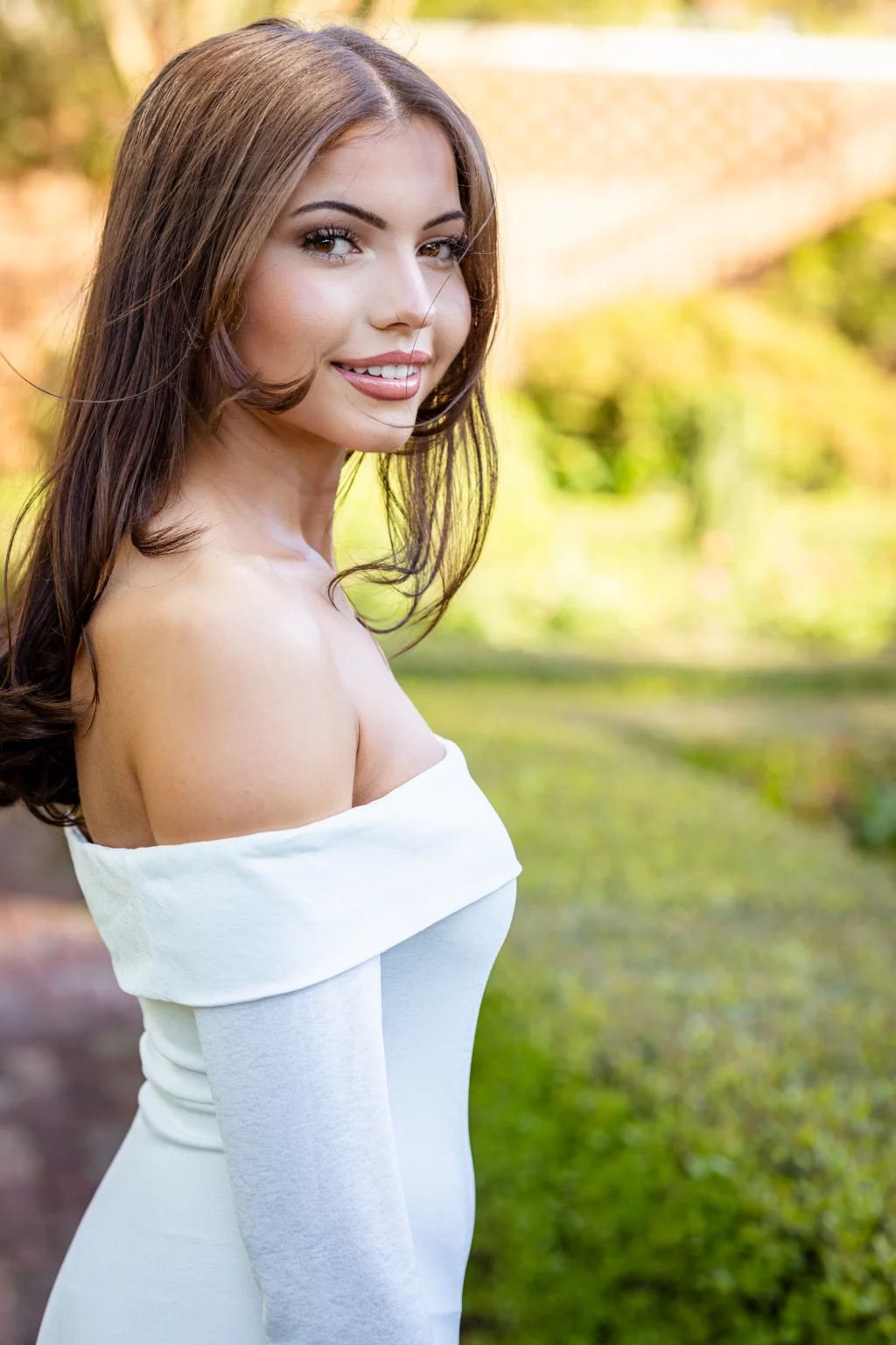 Michelle's senior photos taken at Furman University / Rose garden 
