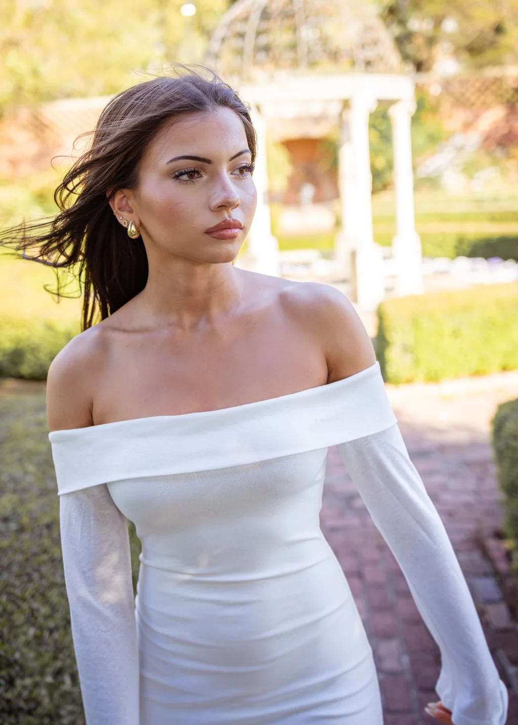 Michelle's senior photos taken at Furman University / Rose garden 