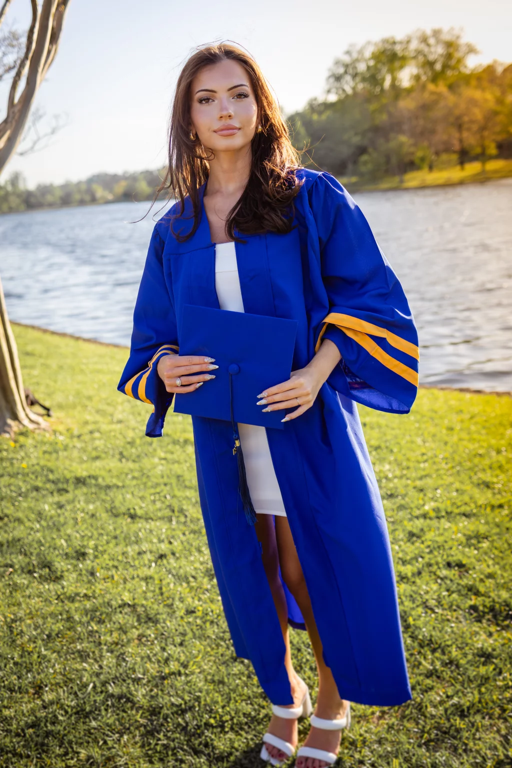 Michelle's senior photos taken at Furman University / Rose garden 