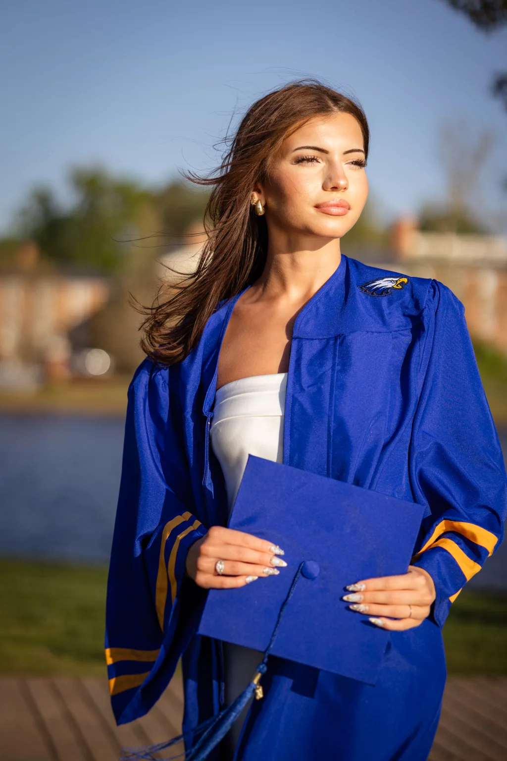 Michelle's senior photos taken at Furman University / Rose garden 