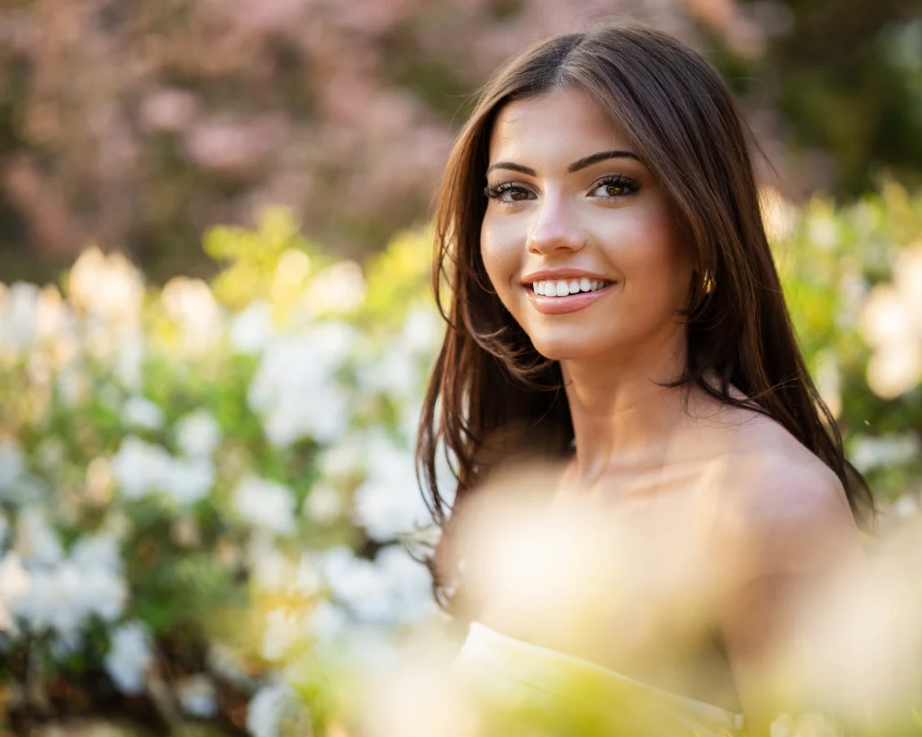 Michelle's senior photos taken at Furman University / Rose garden 